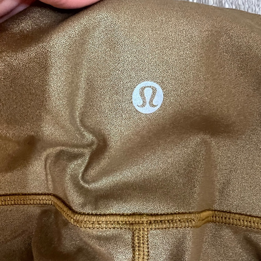 NWOT LULULEMON GOLD SPECIAL EDITION TIGHTS High-Rise Leggings